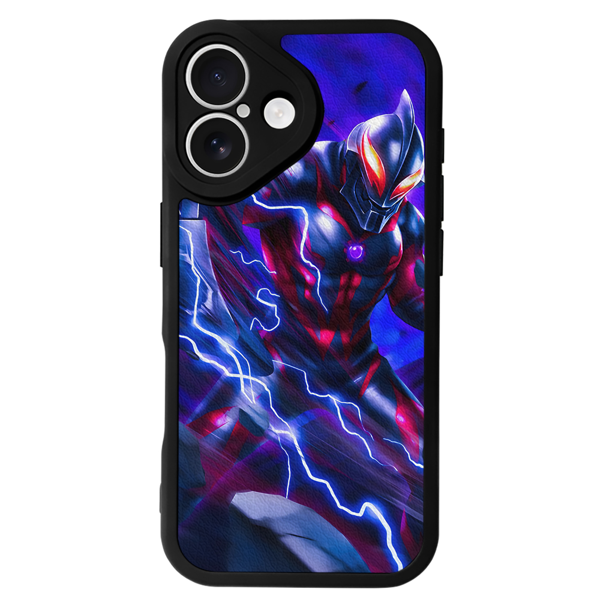 （画像用） ウルトラマン Ultraman 【iPhone 16シリーズ対応】シリコンスマホケース（レザー調） 材質：シリコン
